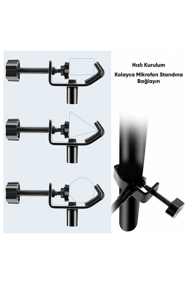 PF01 Çift Katman Pop Filtre - Filter - 4