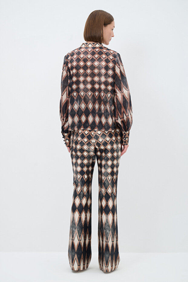 Önü Düğmeli Bluz - 6