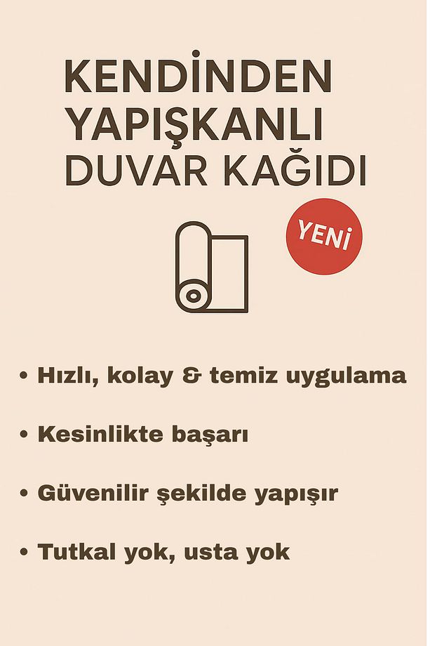 Taş Desenli Kendinden Yapışkanlı Duvar Kağıdı / YDK-7 - 3