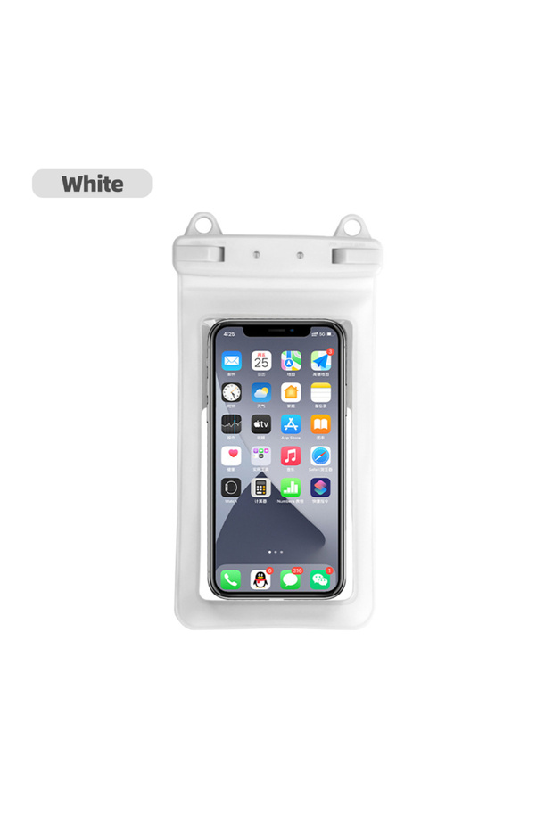 PVC WHITE Water Proof Bag Mobile Phone Pouch Waterproof Smartphone Case Swimming PVC Cover for iPhon