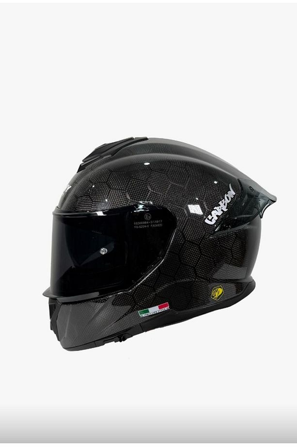 SW 861 CARBON SNAKE PARLAK Full Face Kask - 1