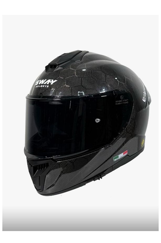 SW 861 CARBON SNAKE PARLAK Full Face Kask - 3