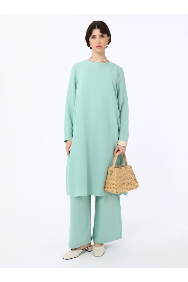 Aerobin Basic Tunik&Pantolon Takım - Yesil - - 3