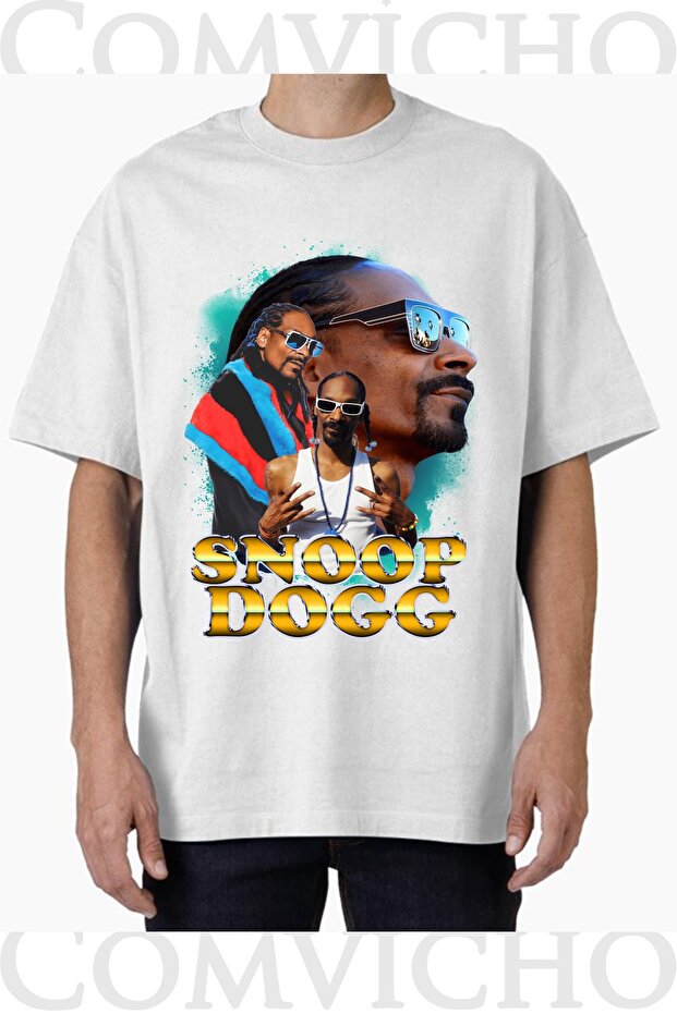 Unisex Snoop Dogg V15 Design Printed Oversize T-Shirt