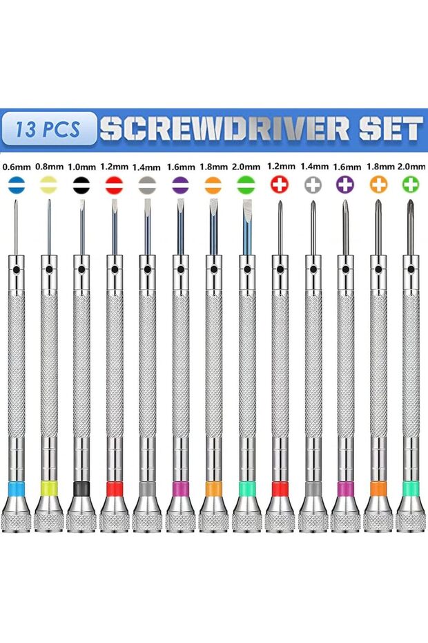 13pcs Watch repair tool/13 piece set screwdriver/watch screwdriver/driver/watch screwdriver/hand twi