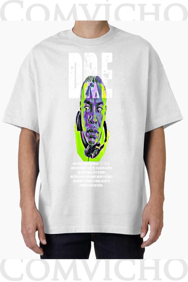 تي شيرت مطبوع بتصميم Dre v6 للجنسين