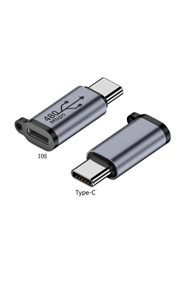 محول من نوع iOS إلى Type-C، من النوع C أنثى إلى USB صغير/Type C/منفذ أنثى لـ iOS إلى USB صغير/منفذ أنثى USB صغير إلى Type C/منفذ ذكر