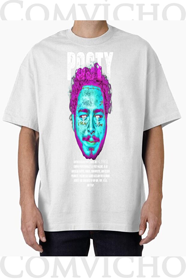 تي شيرت مطبوع بتصميم Posty v1 للجنسين