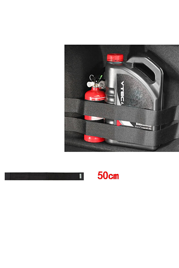 Organizer Belt 50cm Car Back Rear Trunk Storage Net Seat Elastic String Net Magic Sticker Mesh Stora
