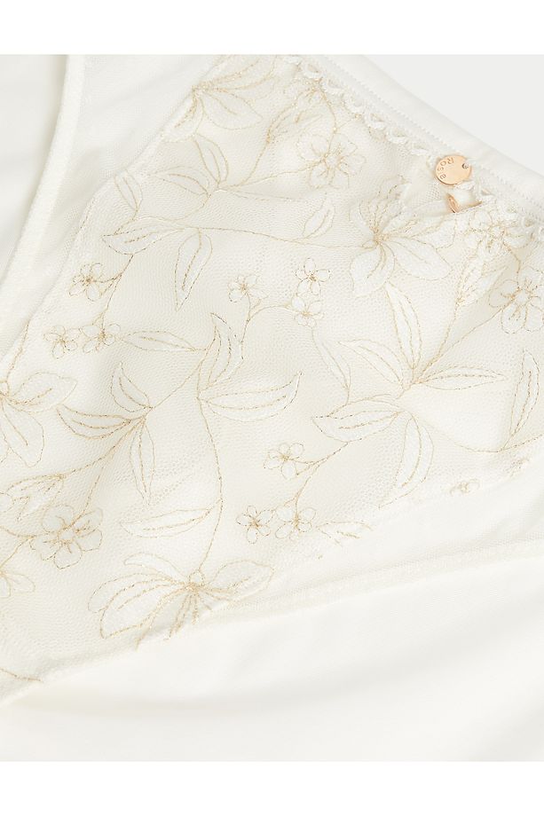 Trousseau İşlemeli Yüksek Bel Külot - 4