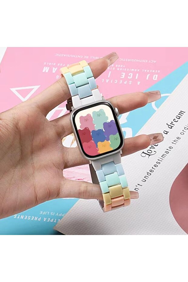 42mm 44mm 45mm 49mm candy rainbow Candy Rainbow Band For Watch Strap 8 7 6 5 4 3 SE 42MM 38MM 44MM