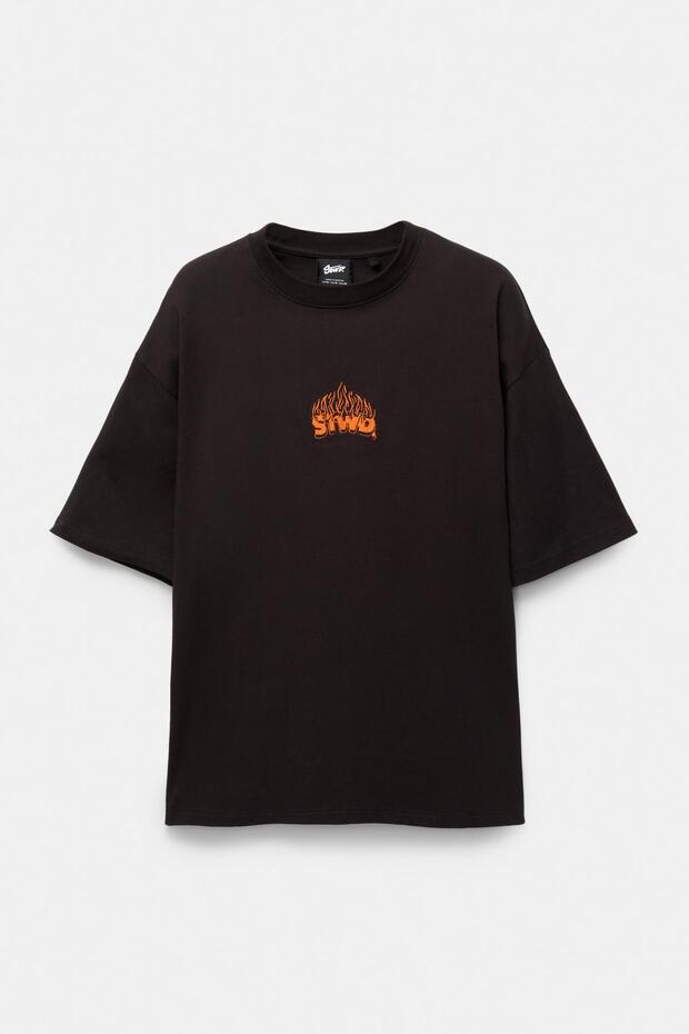 STWD işlemeli t-shirt - 6