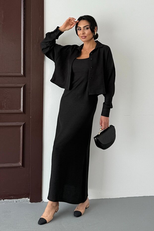 Gömlek - Elbise İkili Takım B5010 - 7