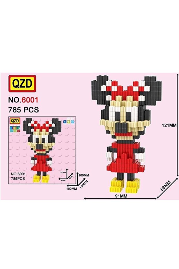 minnie mouse 785 parça mini blocks - 2
