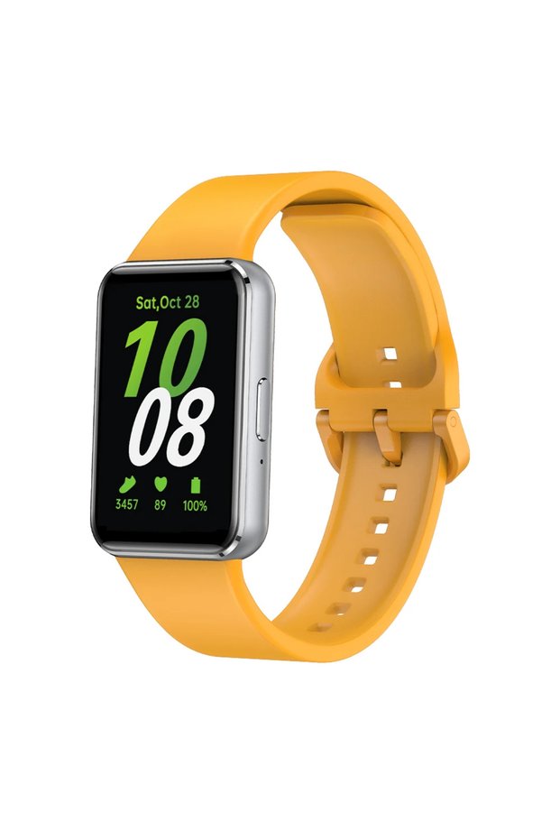 Samsung Galaxy Fit 3 YELLOW Silicone Strap For Fit 3 Watch Bracelet Replacement Sport Watchband Fo
