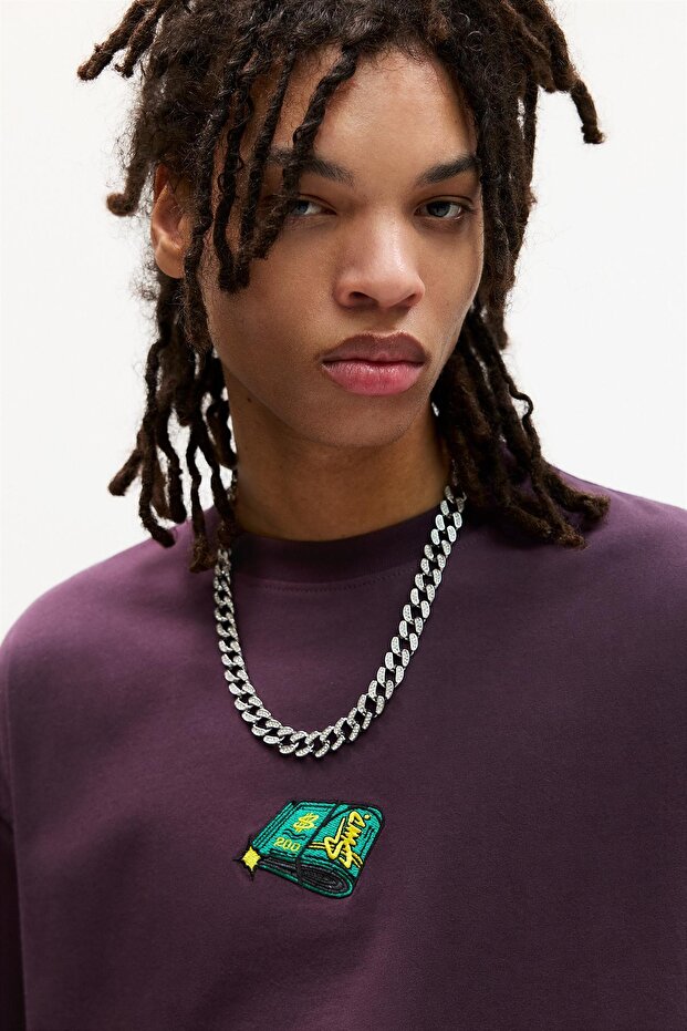 STWD işlemeli t-shirt - 5