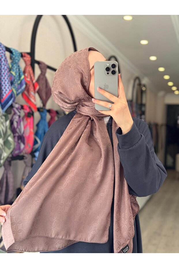 شال جاكار بنمط حلقة - 1