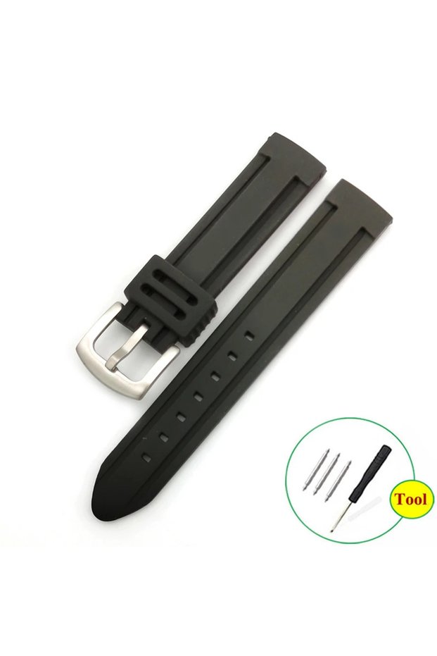 28mm Black 30mm 28mm 26mm 24mm Watch Strap 18mm 20mm 22mm Men's Sport Watchband Soft Diving Waterpr