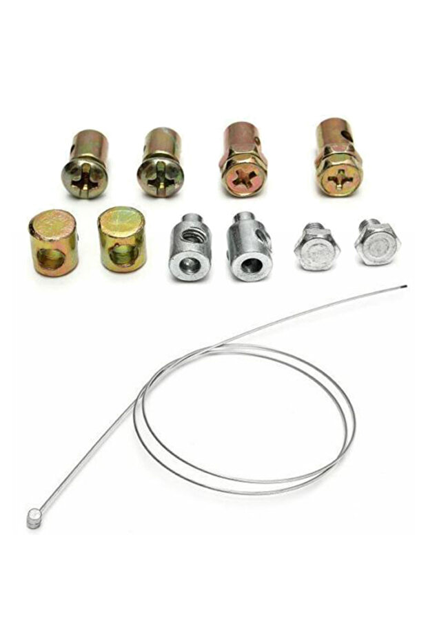 Universal Throttle Clutch Cable Repair Kit Solderless Nipple With Sleeve Nut Set With Cable Lawnm...