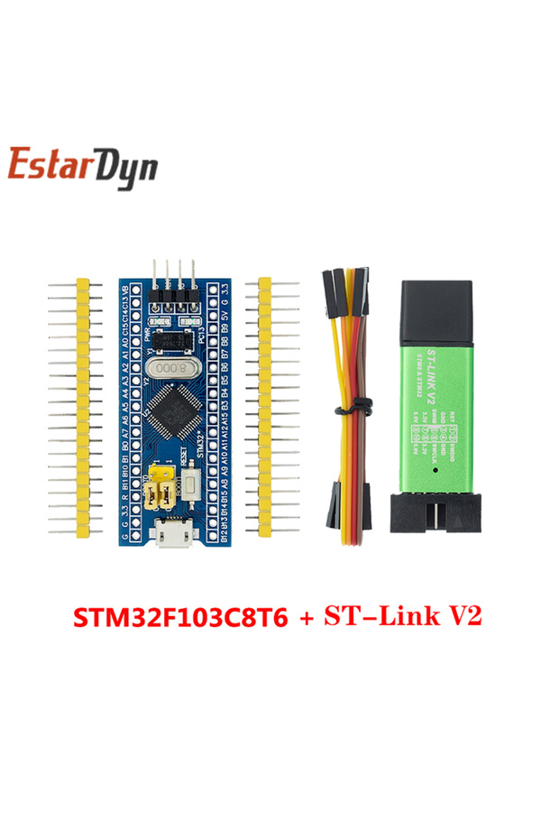 C8T6 With LINK V2 Original ST-LINK V2 Simulator Download Programmer Original STM32F103C8T6 STM32 Mi