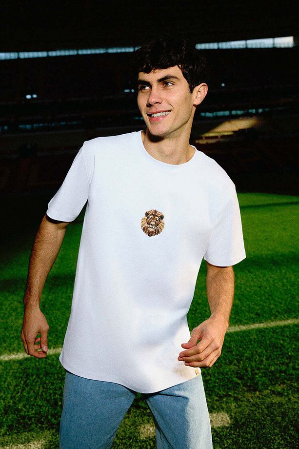 Aslan Premium T-shirt - Beyaz - 3