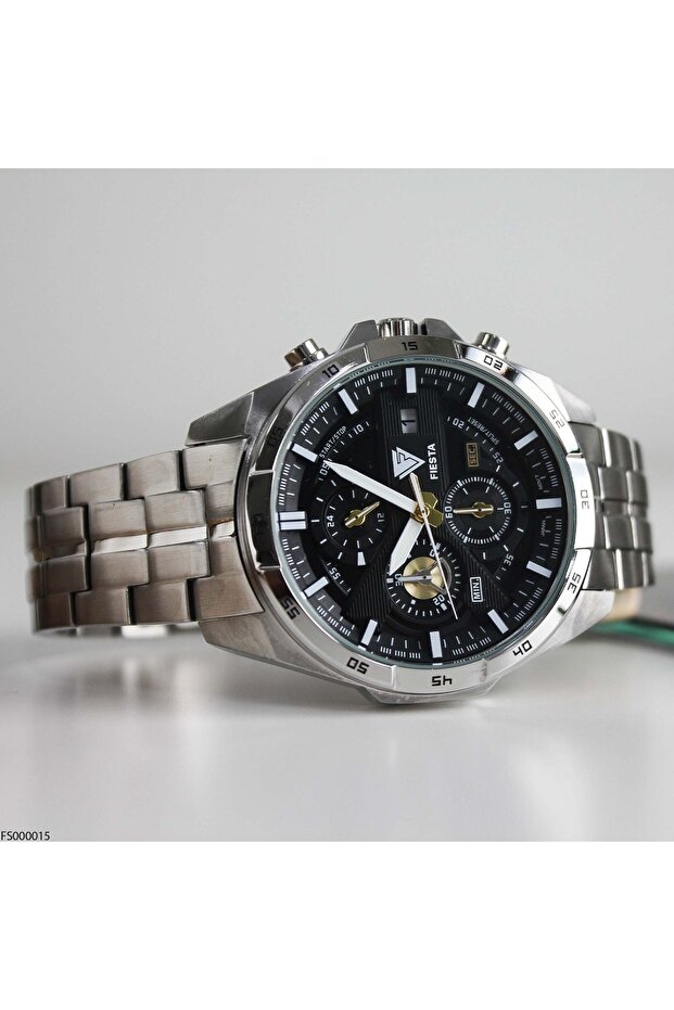 Fs000015 Men's Wrist Watch with Steel Band