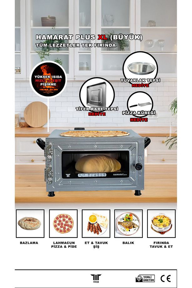 Hamarat Plus XL (BAZLAMA, PİDE, LAHMACUN, PİZZA FIRINI) - 1