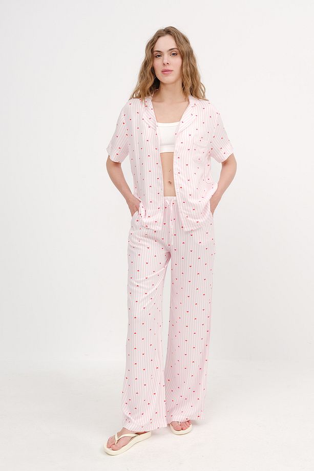 Desenli Pijama Üstü PJM17326 - 6