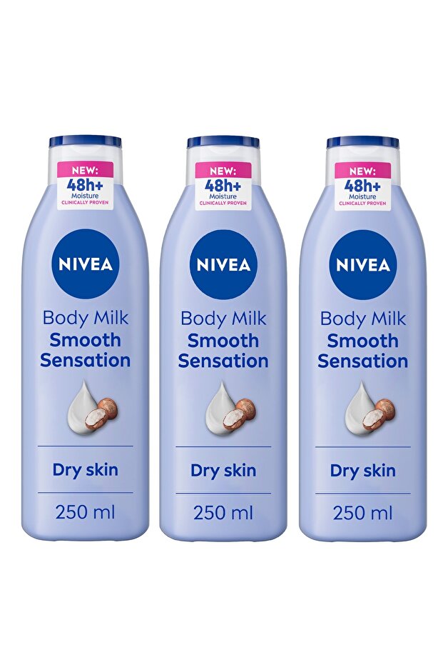 Shea Smooth Deep Moisture Serum 48H Care Body Lotion Tri-Pack (3x250ml)