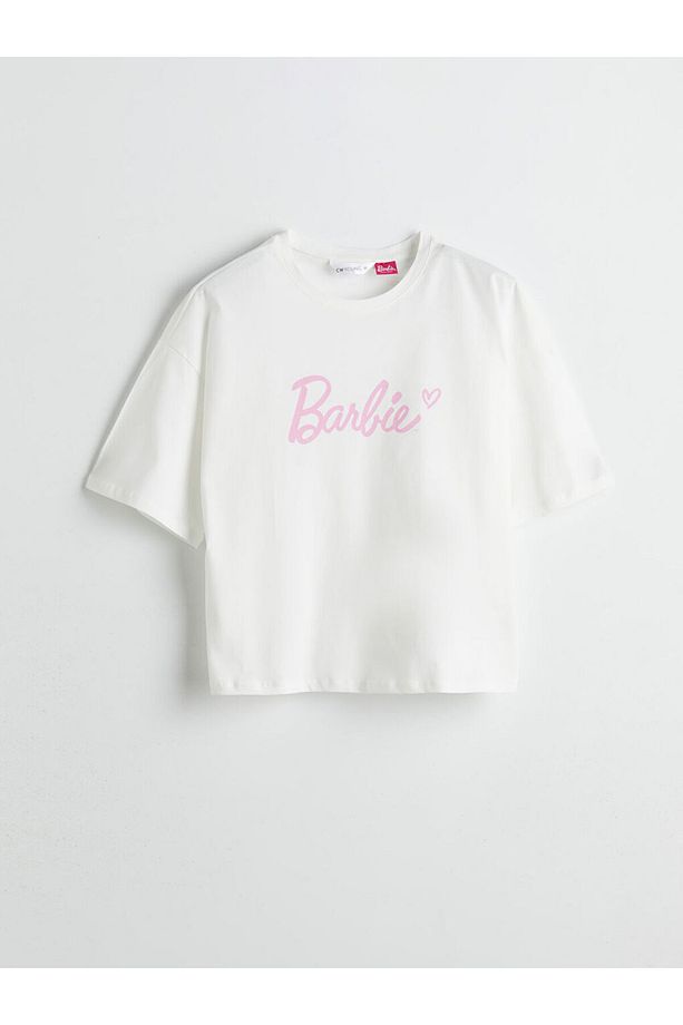 Barbie Baskılı Kadın Şortlu Pijama Takımı - 6