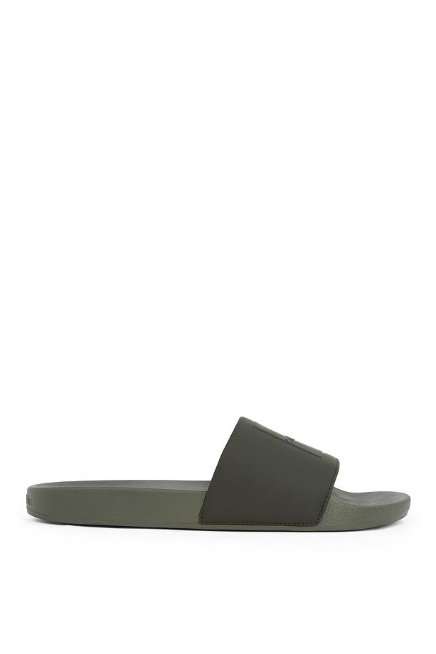Haki Erkek Plaj Terliği POOL SLIDE W/ CK SQUARE - 1