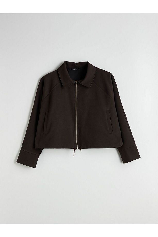 LCW Vision Gömlek Yaka Oversize Kadın Ceket - 5