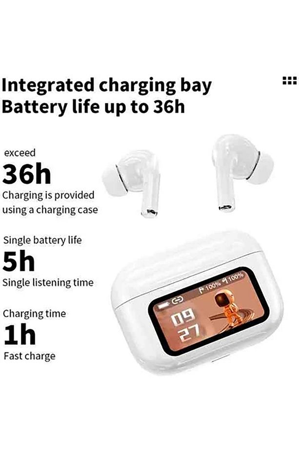 Bilişim Burada L-58 Bluetooth Kulaklık , Dokunmatik Ekranlı, ANC ENC Bluetooth 5,3 - 7