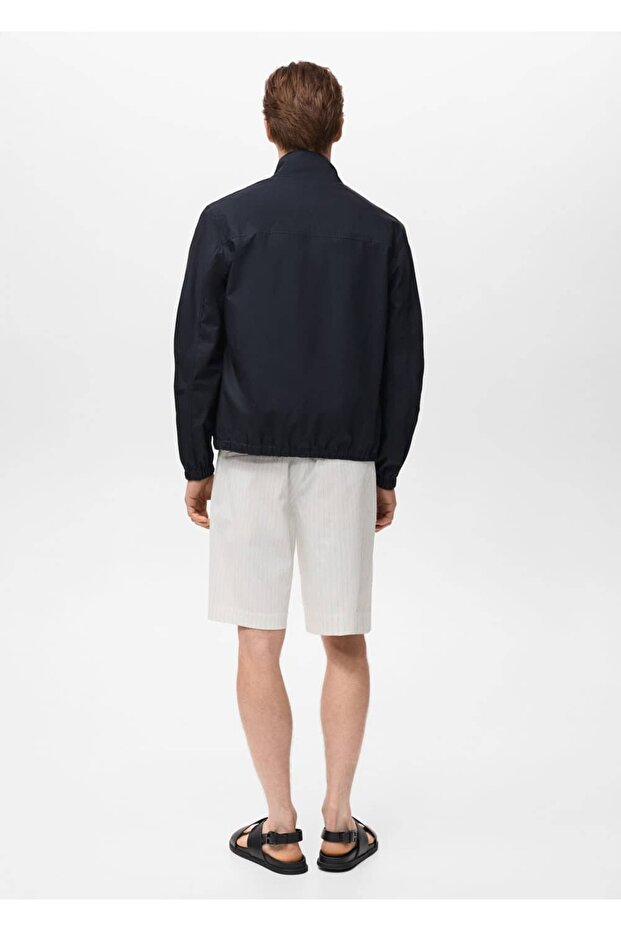 %100 pamuklu bomber ceket - 4