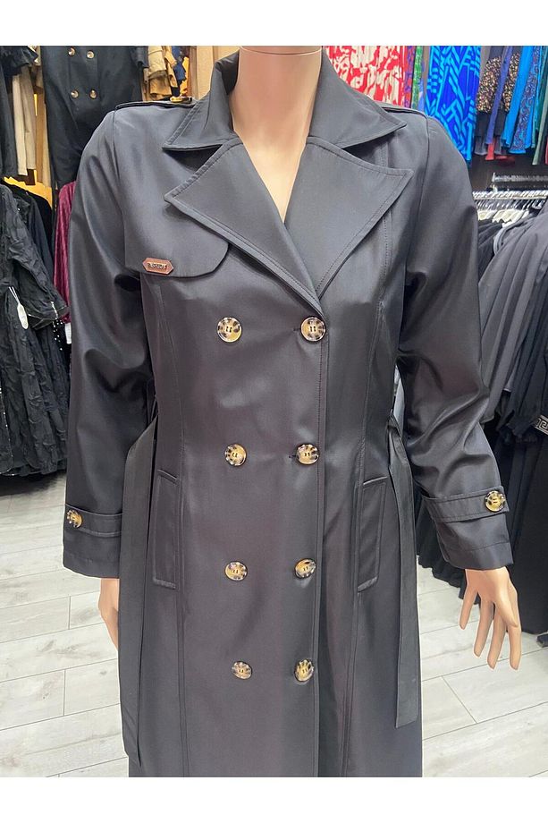 Uzun Tam Boy Astarlı Trençkot - 6