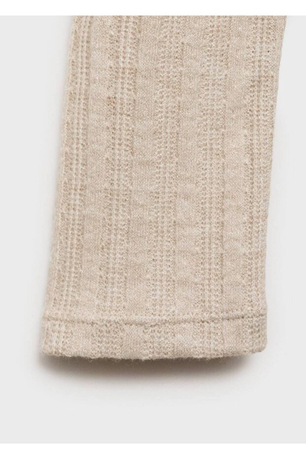 Lastikli dik yaka tişört - 8