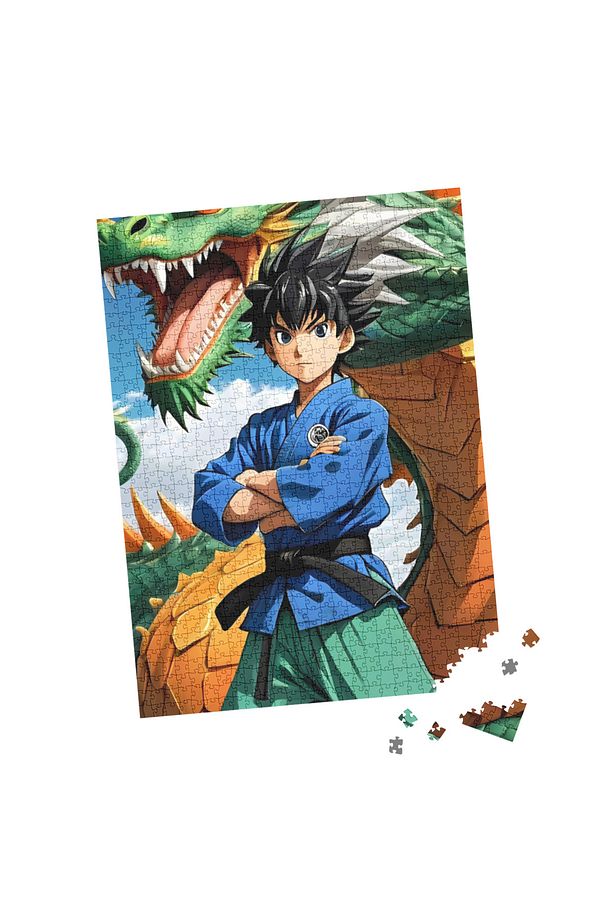 100 Parça Puzzle Çift Tasarım Tek Kutu Dövüş Sanatları - 4