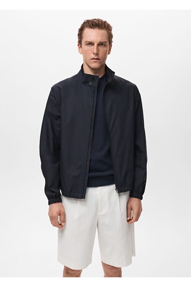 %100 pamuklu bomber ceket - 1