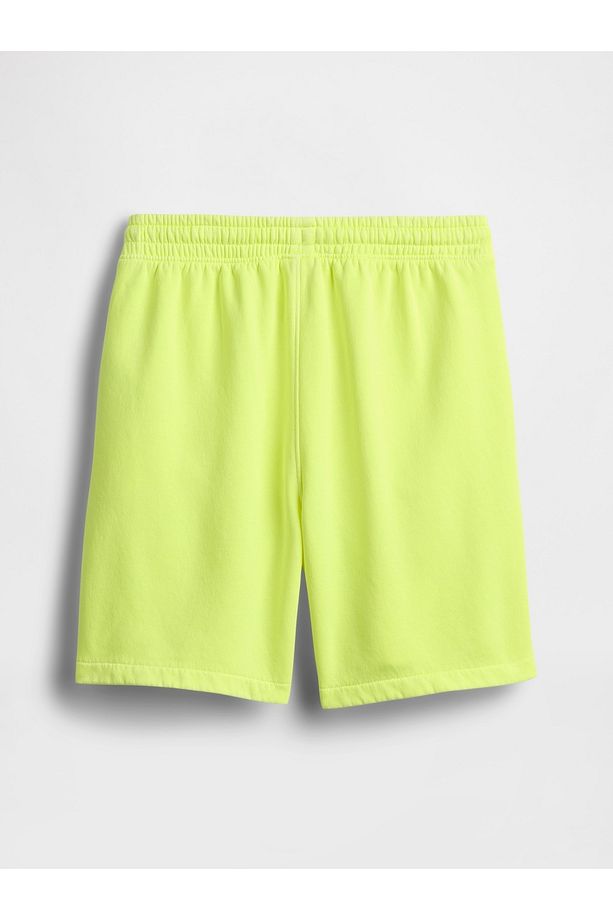 Erkek Çocuk Limon Sarısı Fleece Pull-On Şort - 3