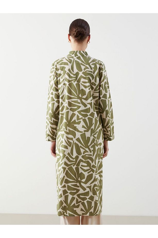 LCW Modest Desenli Kadın Gömlek Tunik - 4