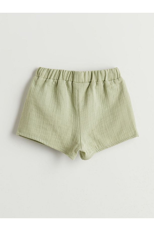 Yeni Sezon Bisiklet Yaka Muslin Kiz Bebek Bluz ve Sort 2'li - S5J965Z1 - 4
