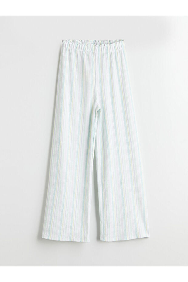Create Your Style from Uzg Store |   Girls' Trousers with Elastic Waist - 1