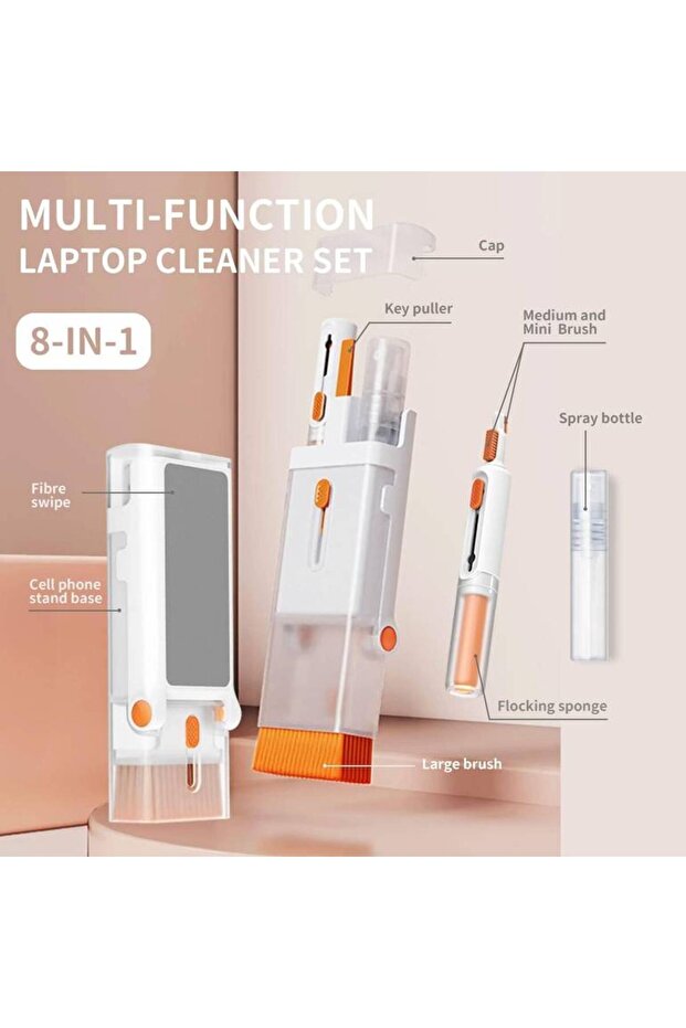 مجموعة تنظيف الأجهزة الإلكترونية 8 في 1 - 1