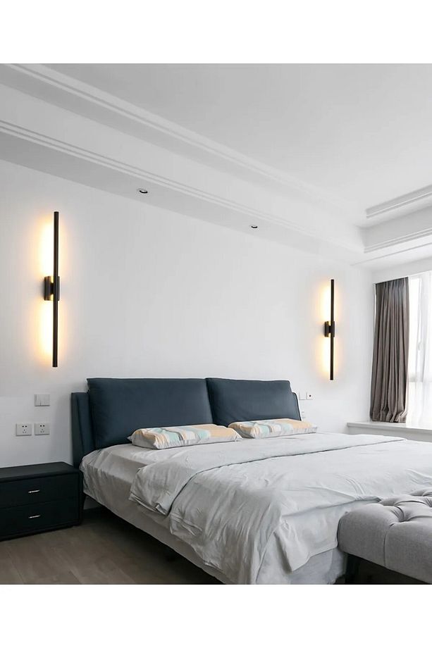 Modern Dekoratif Led Duvar Aplik Uzun Çubuk Led Tekli 80 Cm Gün Işığı - 3