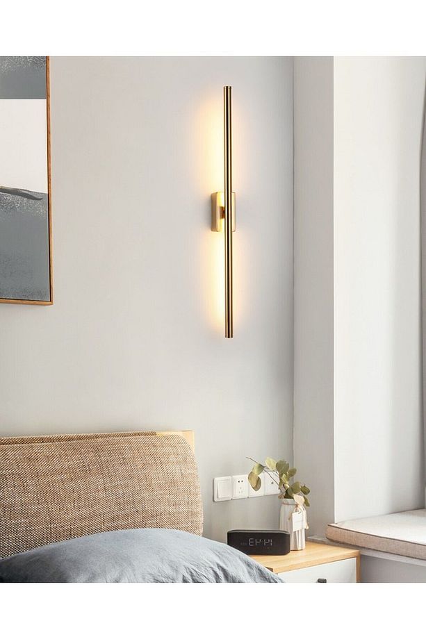 Modern Dekoratif Led Duvar Aplik Uzun Çubuk Led Tekli 80 Cm Gün Işığı - 2