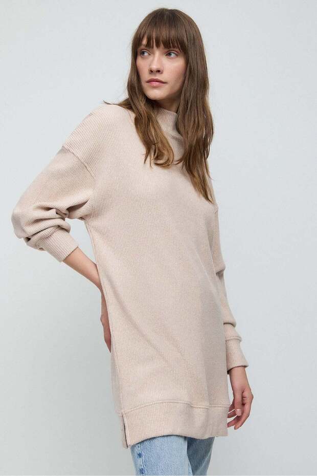 Rollkragenbluse