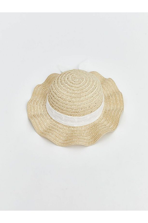 LCW ACCESSORIES Kız Çocuk Hasır Şapka - 5