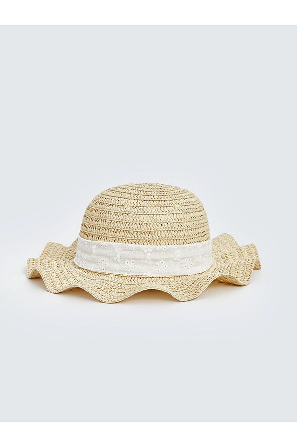 LCW ACCESSORIES Kız Çocuk Hasır Şapka - 3