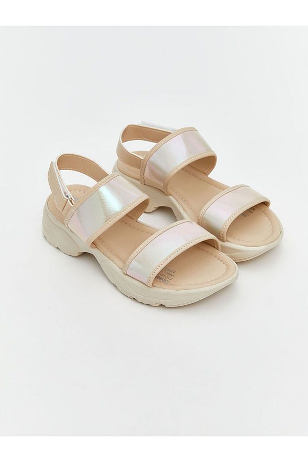 LCW STEPS Cırt Cırtlı Kız Çocuk Sandalet - 1