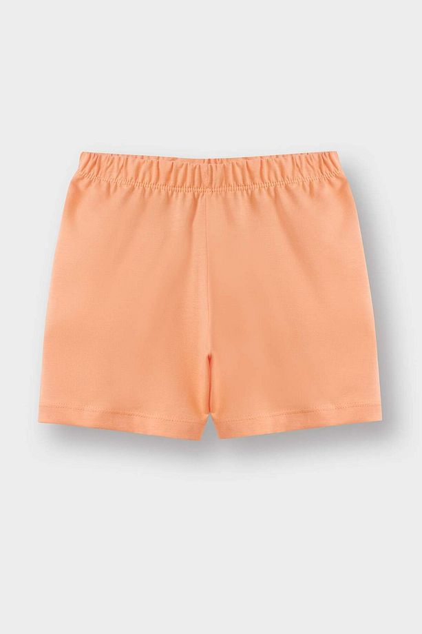 Kız Bebek 4'lü Pijama Takımı Yıldız Desenli Kısa Kollu Penye Üst Beli Lastikli Şort E1555a525hs - 3